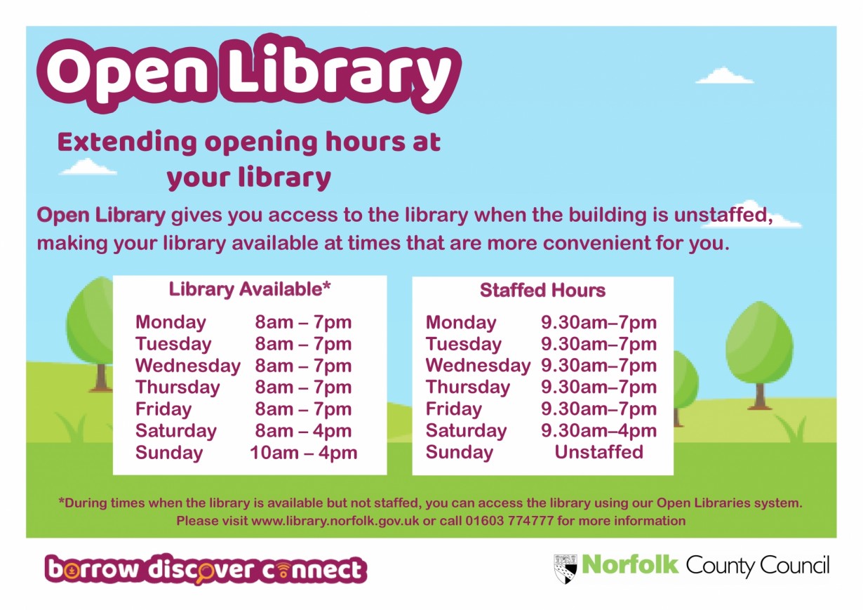 Dereham Library Opening times